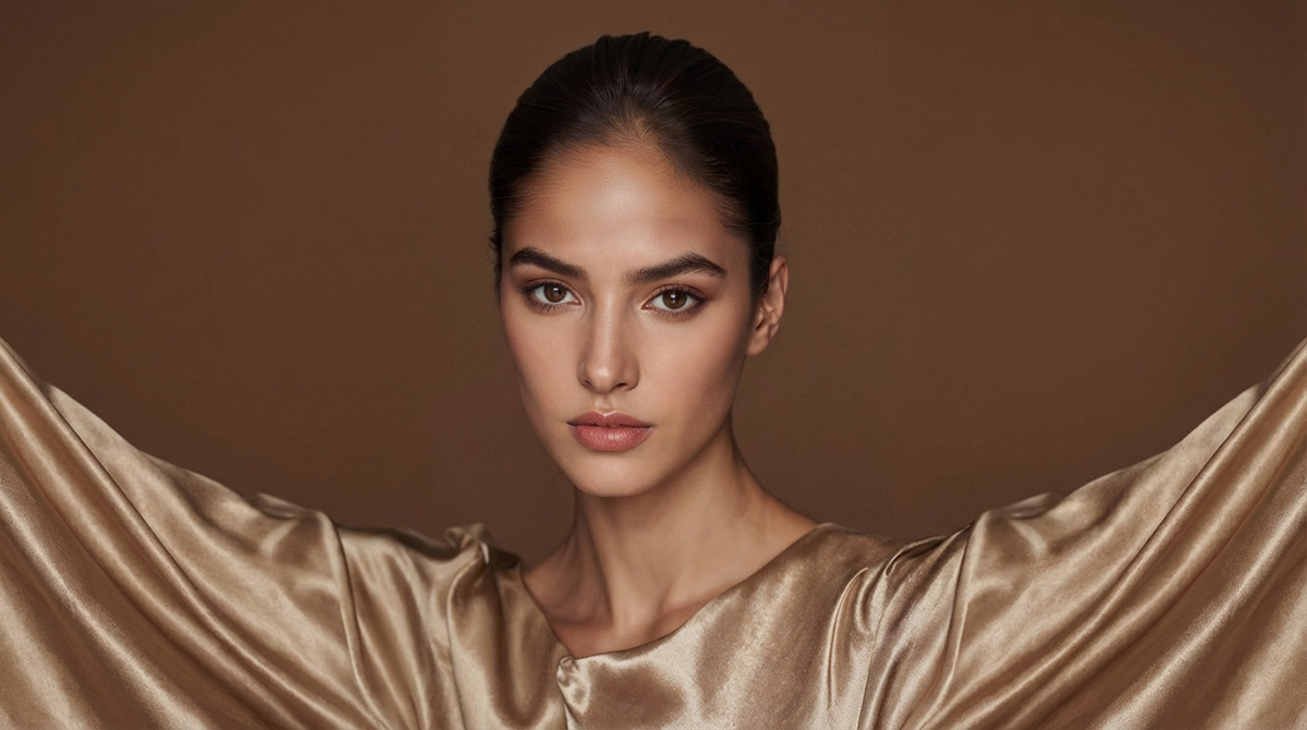 trucco occhi marroni